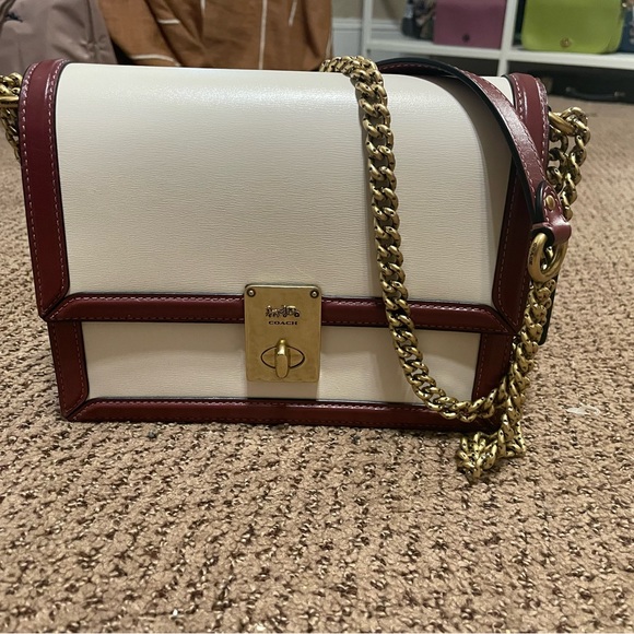 Coach Handbags - Coach Hutton Shoulder Bag in Chalk Multi